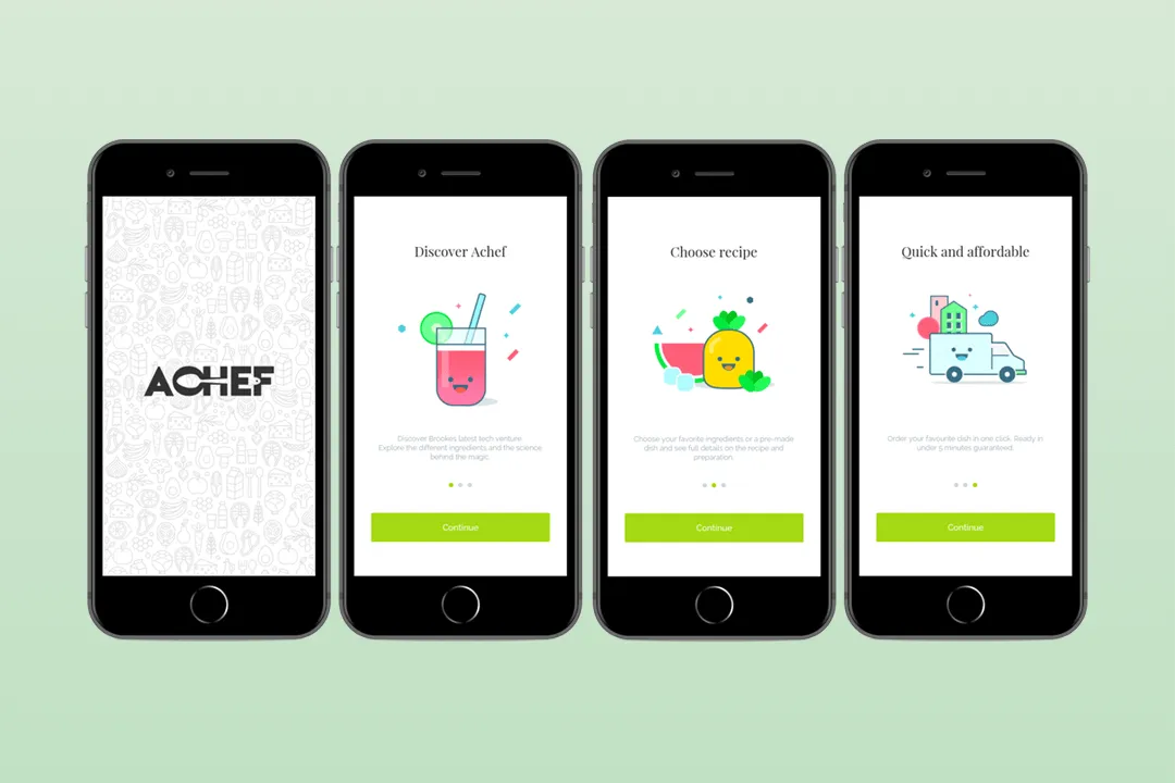 ACHEF product presentation mockup
