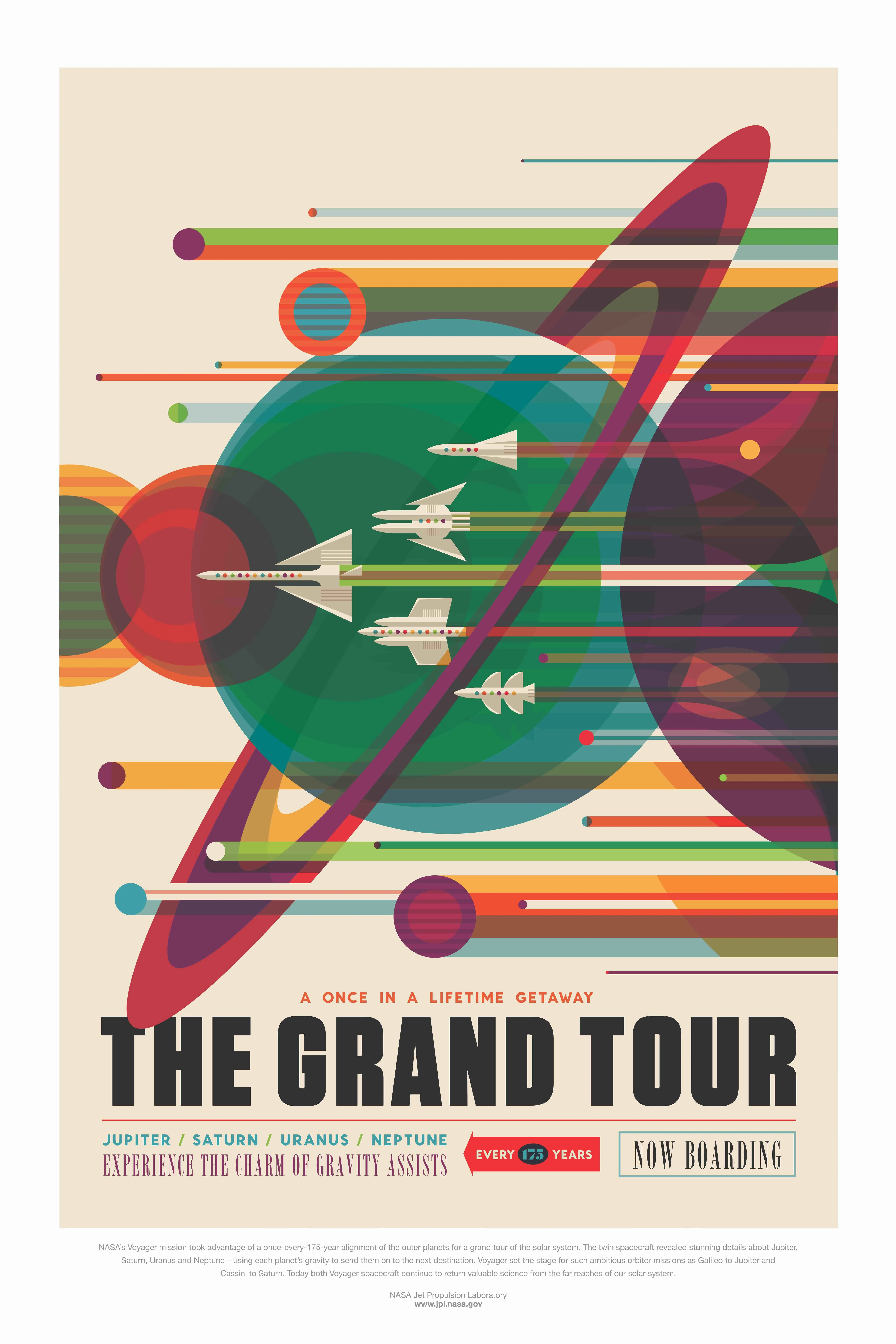 Grand tour travel poster homage